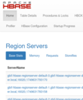 Dev+Test HBase master 1